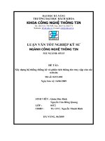 Xây dựng hệ thống thống kê và phân tích thông tin truy cập của các website