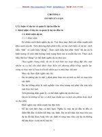 Lý luận về dự án và quản lý dự án đầu tư