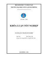 Một số biện pháp nhằm hoàn thiện hoạt động Marketing của công ty liên doanh làng quốc tế hướng dương GS-HP