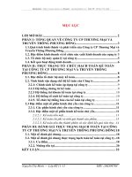 THỰC TRẠNG TỔ  CHỨC HẠCH TOÁN KẾ TOÁN TẠI CÔNG TY CP THƯƠNG MẠI VÀ TRUYỀN THÔNG PHƯƠNG ĐÔNG