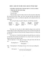 MỘT SỐ VẤN ĐỀ CƠ BẢN CHUNG VỀ THU NHẬP