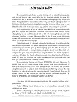 Kế toán chi phí sản xuất và tính giá thành sản phẩm tại Công ty TNHH nhà nước một thành viên Cơ khí Hà Nội