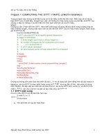 Xử Lý Tín Hiệu Số & Hệ Thống