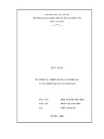 So sánh tự nhiên quan của Nho gia và tự nhiên quan của Đạo gia