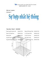HỆ THỐNG KHO HÀNG CỦA DOANH NGHIỆP