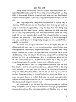 Vận dụng markrting vào thực tiễn kinh doanh của hãng hàng không Quốc gia Việt Nam