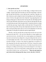Phân tích ảnh hưởng của quá trình tự do hoá thương mại đến công ty vận tải  thủy Bắc ( NOSCO)