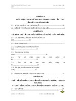 THIẾT KẾ HỆ THỐNG CUNG CẤP ĐIỆN CHO PHÂN XƯỞNG VÀ TOÀN NHÀ MÁY