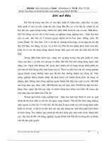 Ảnh hưởng cuả đô thị hoá đến nông nghiệp ngoại thành Hà Nội.