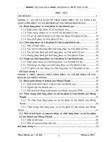 Giải pháp và nâng cao chất lượng phục vụ tại bộ phận Lễ tân khách sạn Mường Thanh