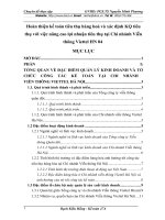 Hoàn thiện kế toán tiêu thụ hàng hoá và xác định KQ tiêu thụ với việc nâng cao lợi nhuận tiêu thụ tại Chi nhánh Viễn thông Viettel HN 04