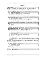 HƯƠNG HƯỚNG VÀ GIẢI PHÁP PHÁT TRIỂN CỦA CÔNG TY  TRUYỀN TẢI ĐIỆN I TRONG THỜI GIAN TỚ