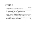 Các nguyên tắc giải quyết tranh chấp thương mại bằng trọng tài