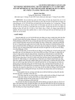 kết hợp 3 mô hình sóng, chuyển dịch bùn cát và diễn biến đáy