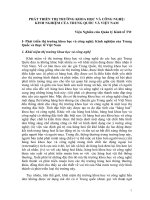 phát triển thị trường khoa học và công nghệ kinh nghiệm của Trung Quốc và Việt Nam