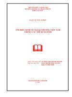 Tìm hiểu kinh tế ngoại thương Việt Nam trong các thế kỷ XI _ XVIII