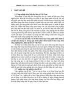 Vai trò của tri thức và tri thức khoa học trong phát triển kinh tế xã hội nói chung và trong quá trình phát triển kinh tế theo mục tiêu công nghiệp hóa, hiện đại hóa ở Việt Nam