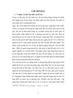 GIẢI PHÁP CHO NGÀNH DU LỊCH VIỆT NAM GIAI ĐOẠN 2010 – 2020