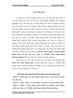 Hoàn thiện quản trị kênh phân phối thức ăn gia súc tại công ty TNHH xuất nhập khẩu Phương Đông