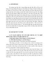 Một số vấn đề về mua bán căn hộ trong nhà chung cư