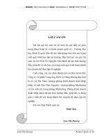 Mở rộng thị trường xuất khẩu rau quả tại Công ty Cổ phần Cung ứng dịch vụ Hàng không