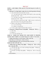 Tình hình thực hiện các chỉ tiêu của Phòng Công nghiệp – Thương mại - Dịch vụ  trong năm 2008