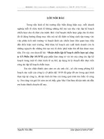 Hoàn thiện lập kế hoạch chiến lược tại công ty Cổ Phần Dệt 10/10