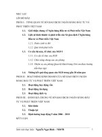 ĐÁNH GIÁ CHUNG VỀ SỞ GIAO DỊCH I NGÂN HÀNG ĐẦU TƯ VÀ PHÁT TRIỂN VIỆT NAM