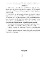 GIẢI PHÁP NÂNG CAO HIỆU QUẢ HUY ĐỘNG VỐN TẠI NGÂN HÀNG NÔNG NGHIỆP VÀ PHÁT TRIỂN NÔNG THÔN CHI NHÁNH THANH HÓA