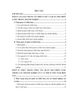 THỰC TRẠNG CÔNG TÁC QUẢN TRỊ CHIẾN LƯỢC TRONG CÁC DOANH NGHIỆP VỪA VÀ NHỎ Ở VIỆT NAM HIỆN NAY