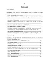 Phân tích môi trường kinh doanh của ngân hàng dịch vụ Golf tỉnh Đồng Nai