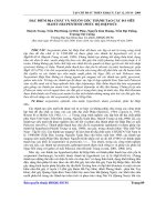 đặc điểm địa chất và nguồn gốc thành tạo các đá siêu Mafit phức hệ Hiệp Đức