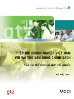 Tác động của sản xuất cà phê Việt Nam tới thị trường thế giới
