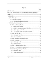 TỔNG QUAN VỀ ĐẤU THẦU VÀ NĂNG LỰC ĐẤU THẦU