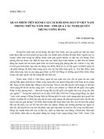 quan điểm tiến hành cải cách ở Việt Nam trong những năm 1945 -1956