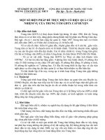 MỘT SỐ BIỆN PHÁP ĐỂ THỰC HIỆN CÓ HIỆU QUẢ CÁC NHIỆM VỤ CỦA TRUNG TÂM GDTX CẤP HUYỆN