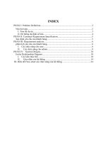 Customer Requirement Specification