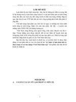 Lý luận về lạm phát tiền tệ, thực trạng và sự vận dụng ở Việt Nam hiện nau