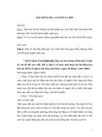 BÀI KIỂM TRA AN SINH XA HỘI