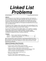 Linked List Problems