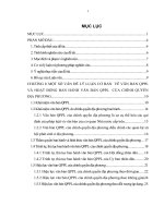 Văn bản quy phạm pháp luật và hoạt động ban hành văn bản quy phạm pháp luật của các cấp chính quyền tại thành phố Hải Phòng