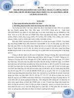 THỊ TRƯỜNG BẢO HIỂM VIỆT NAM:THỰC TRANG VÀ NHỮNG THÁCH THỨC PHÍA TRƯỚC ĐỂ HỘI NHẬP, PHÁT TRIỂN VÀ CÁC GIẢI PHÁP, CHÍNH SÁCH ĐỂ GIẢI QUYẾT
