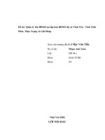 Quản lý thu BHXH tại địa bàn BHXH thị xã Vĩnh Yên - Tỉnh Vĩnh Phúc, Thực Trạng và Giải Pháp