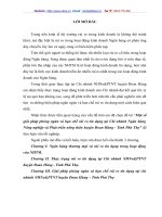 Một số giải pháp phòng ngừa và hạn chế rủi ro tín dụng tại Chi nhánh Ngân hàng Nông nghiệp và Phát triển nông thôn huyện Đoan Hùng - Tỉnh Phú Thọ