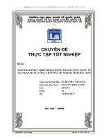 GIẢI PHÁP PHÁT TRIỂN HOẠT ĐỘNG THANH TOÁN QUỐC TẾ TẠI NGÂN HÀNG CÔNG THƯƠNG CHI NHÁNH TỈNH BẮC NINH