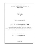 SO SÁNH VÀ ỨNG DỤNG VÀO TÌM HIỂU NHỮNG NÉT TƯƠNG ĐỒNG VÀ KHÁC BIỆT GIỮA TRUYỆN CÂY KHẾ CỦA VIỆT NAM VÀ TRUYỆN XÚC CA TỐ VÀ XÚC CA TÁ CỦA LÀO