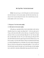 Bài Tập Môn: Văn hóa kinh doanh