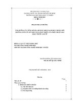 ẢNH HƯỞNG CỦA NỒNG ĐỘ BSA TRONG MÔI TRƯỜNG NUÔI CẤY LÊN KHẢ NĂNG PHÁT TRIỂN CỦA PHÔI CHUỘT GIAI ĐOẠN TRƯỚC LÀM TỔ