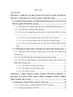 Giải pháp nâng cao chất lượng tín dụng trung - dài hạn tại SGD NHNo & PTNT Việt Nam