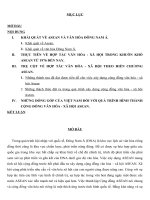 ASEAN VÀ VĂN HÓA ĐÔNG NAM Á.